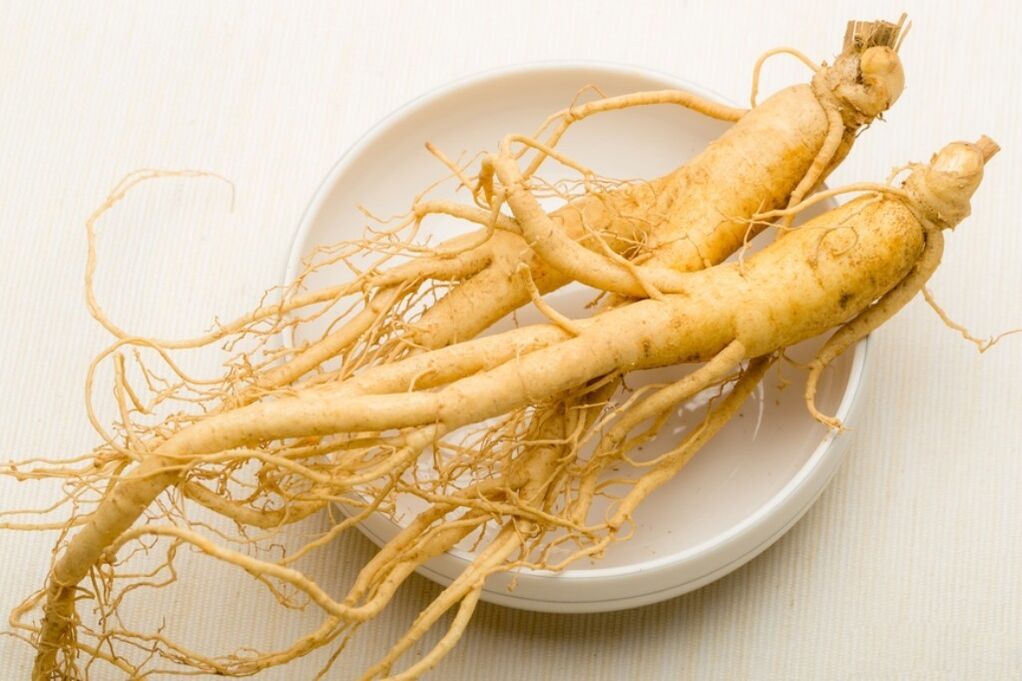 Ginseng root is the basis of tincture that enlarges the penis